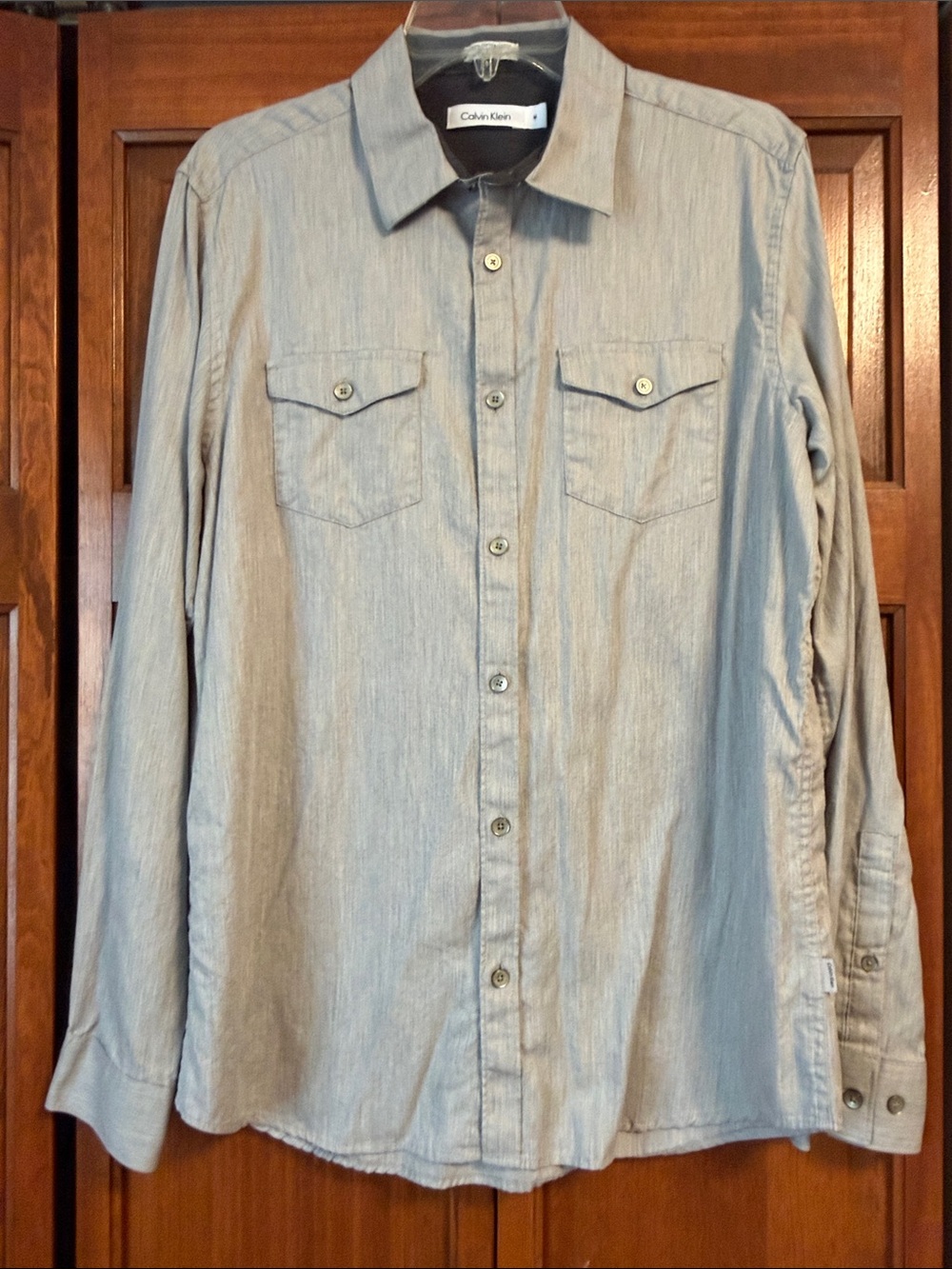 CALVIN KLEIN Cotton Button Down Shirt